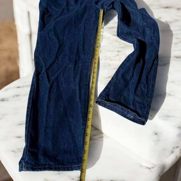 L.L.Bean Vintage 90s Jean Overalls Women's Size 10 Made in USA Cotton - Picture 12 of 12